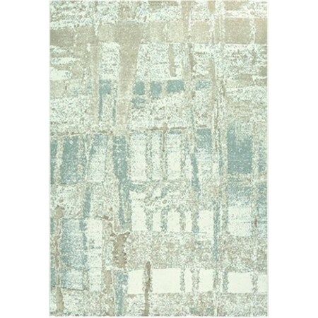 Dynamic Rugs Mysterio 6.7 x 9.6 1205-100 Rug - Ivory MS7101205100